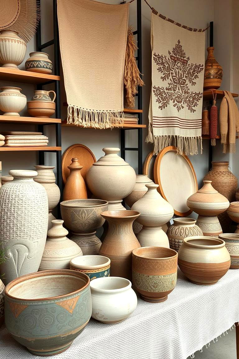 Artisanal Craftsmanship Display - 24 Boho-scandinavian Design and Decor Ideas