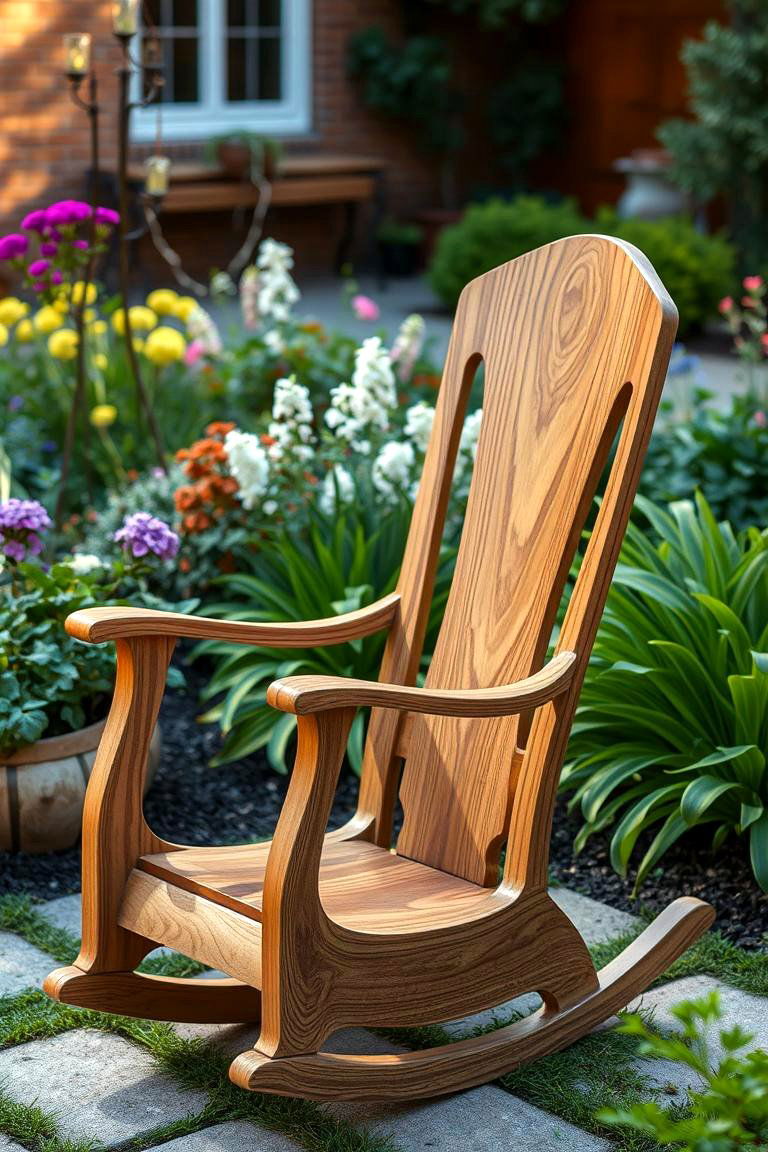 Artisanal Handcrafted Rocker - 24 Garden Furniture Ideas
