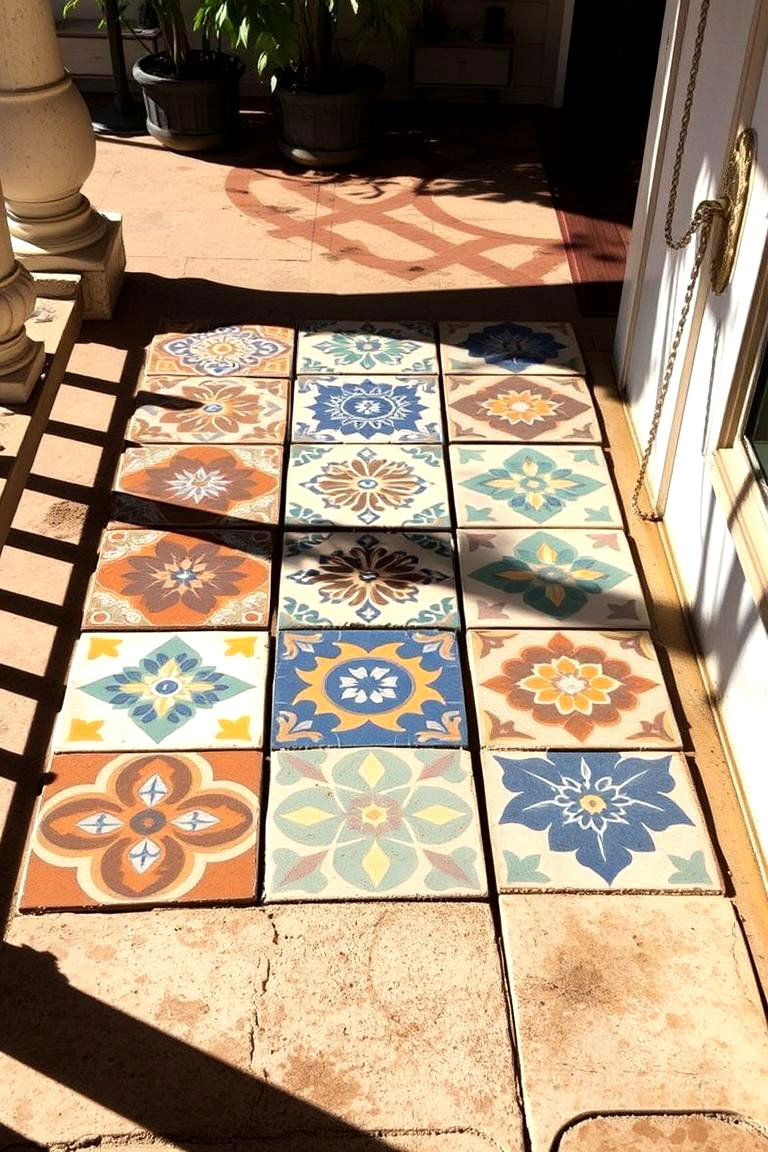 Artisanal Handmade Tiles - 24 Front Porch Tile Ideas