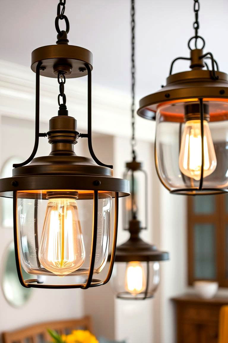 Artisanal Lighting Fixtures - 24 Craftsman Dining Room Ideas