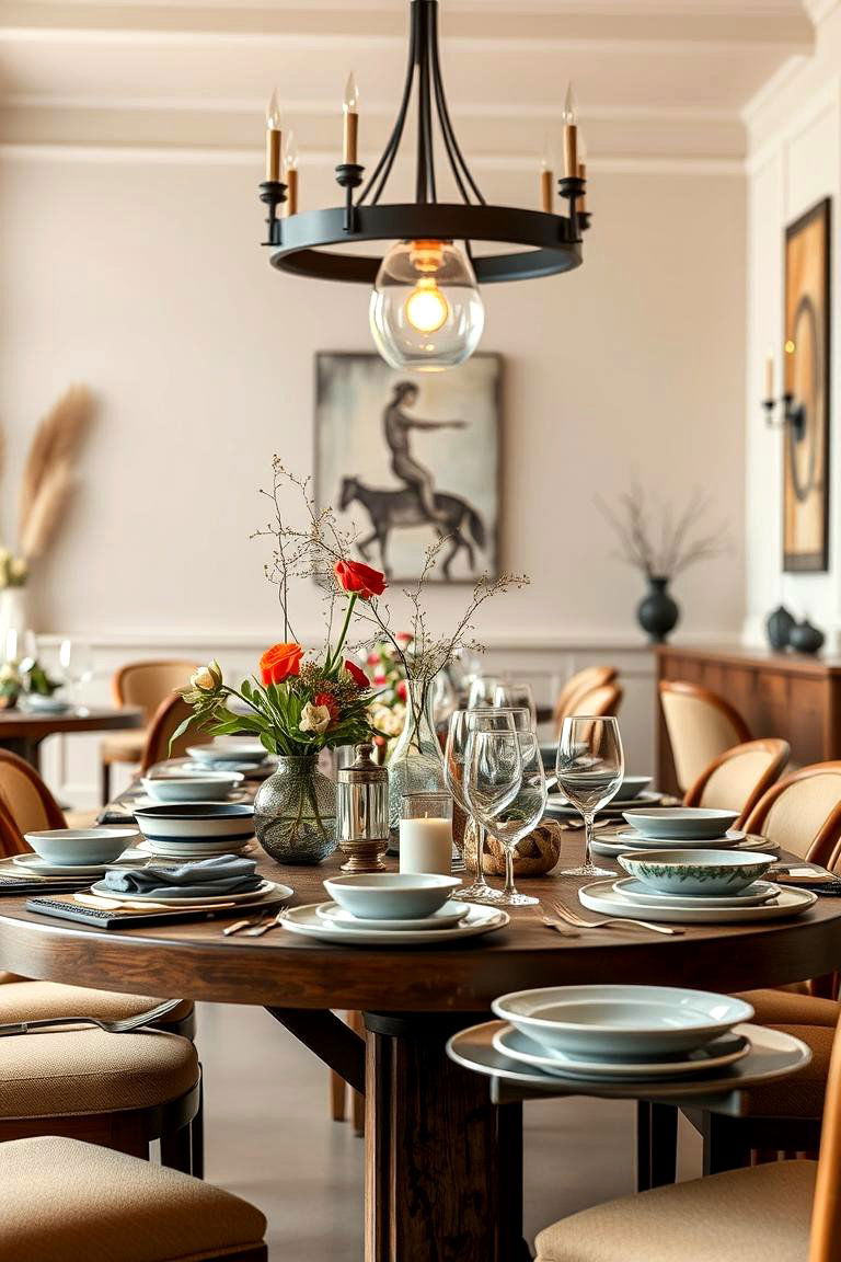 Artisanal Table Settings - 24 Craftsman Dining Room Ideas