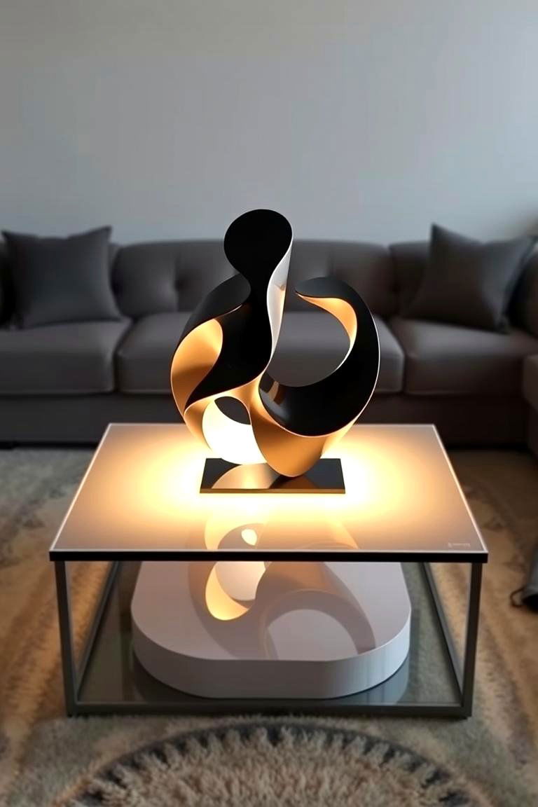 Artistic Abstract Sculpture - 24 Coffee Table Centerpiece Ideas