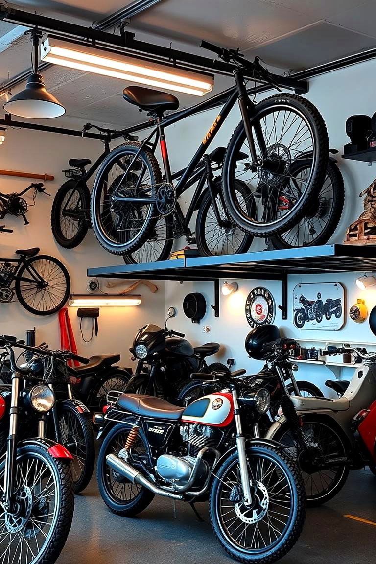 Artistic Bike Displays - 24 Garage Bike Storage Ideas
