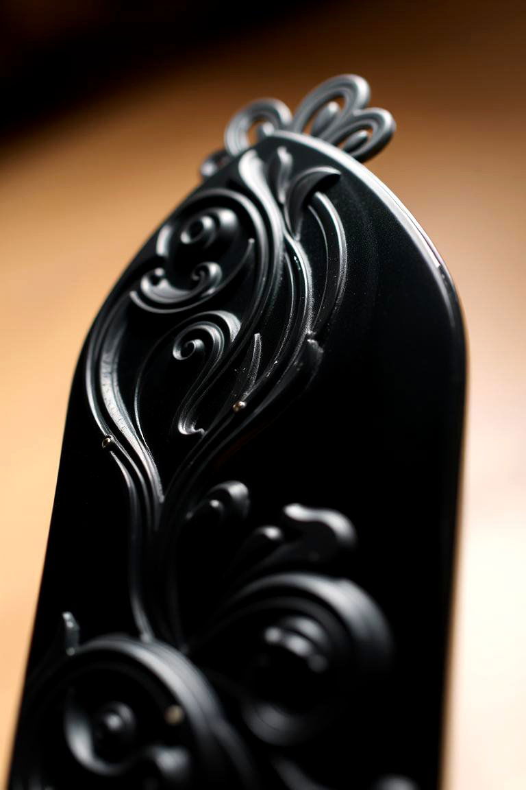Artistic Black Deck Showcase - 24 Black Deck Ideas