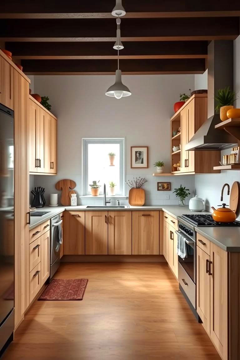 Artistic Creative Expression - 24 Kitchens With Light Wood Cabinets