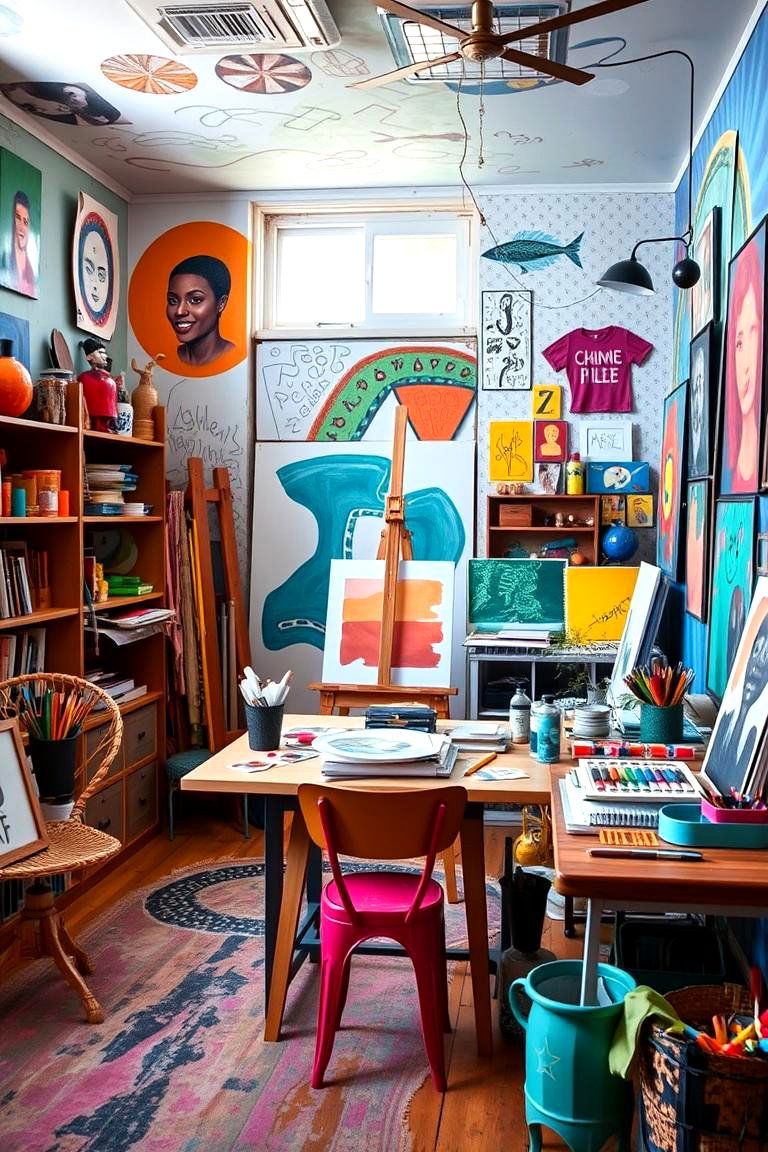 Artistic Creative Room - 24 Boys Room Ideas