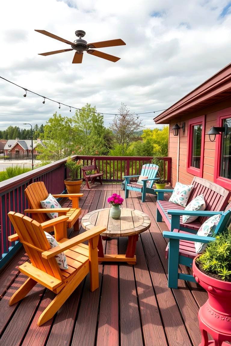 Artistic Custom Design Deck - 24 Large Deck Ideas