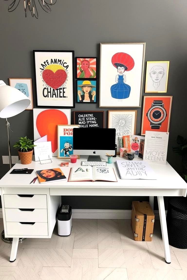 Artistic Displays - 24 Desk Decor Ideas