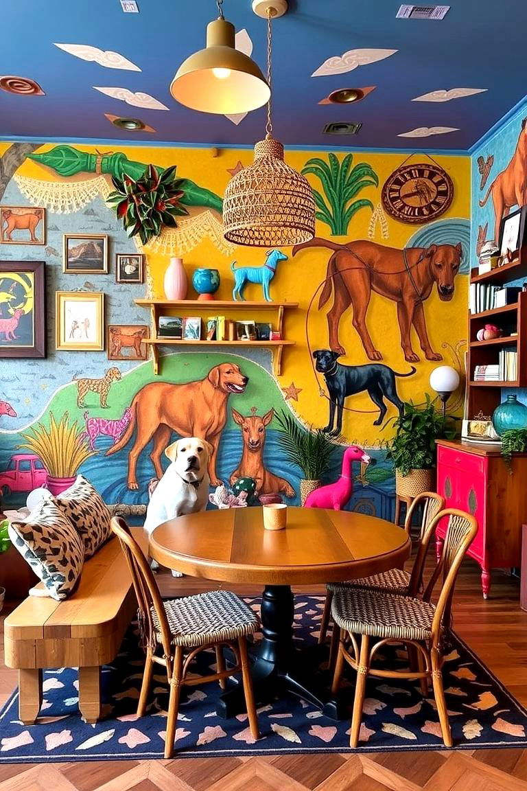 Artistic Dog Haven - 24 Dog Room Ideas