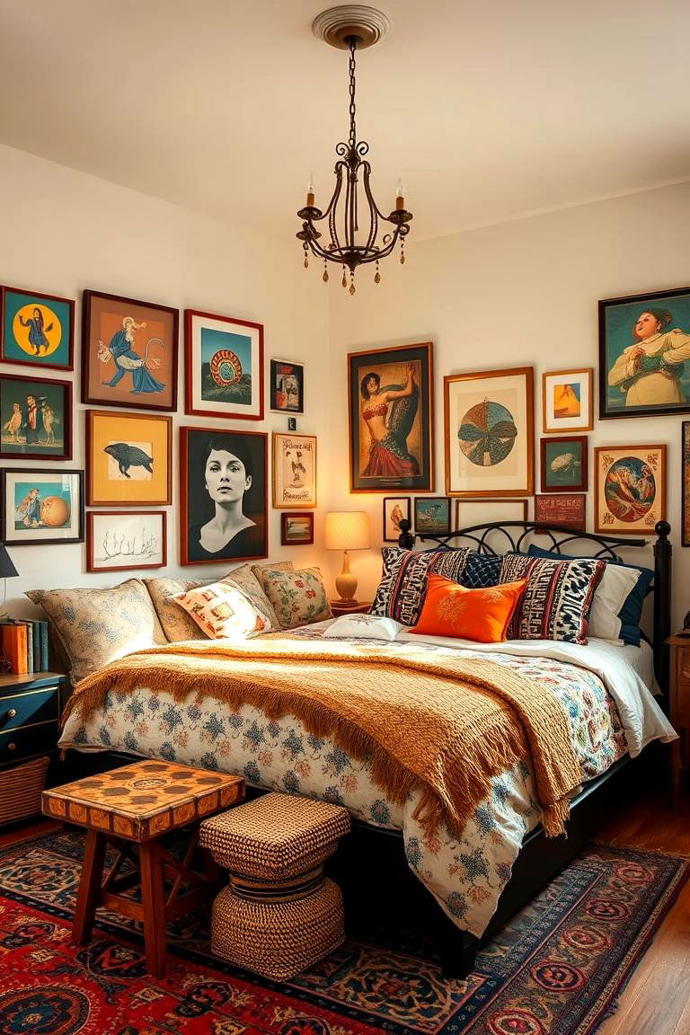Artistic Eclectic Mix - 24 Large Bedroom Design Ideas
