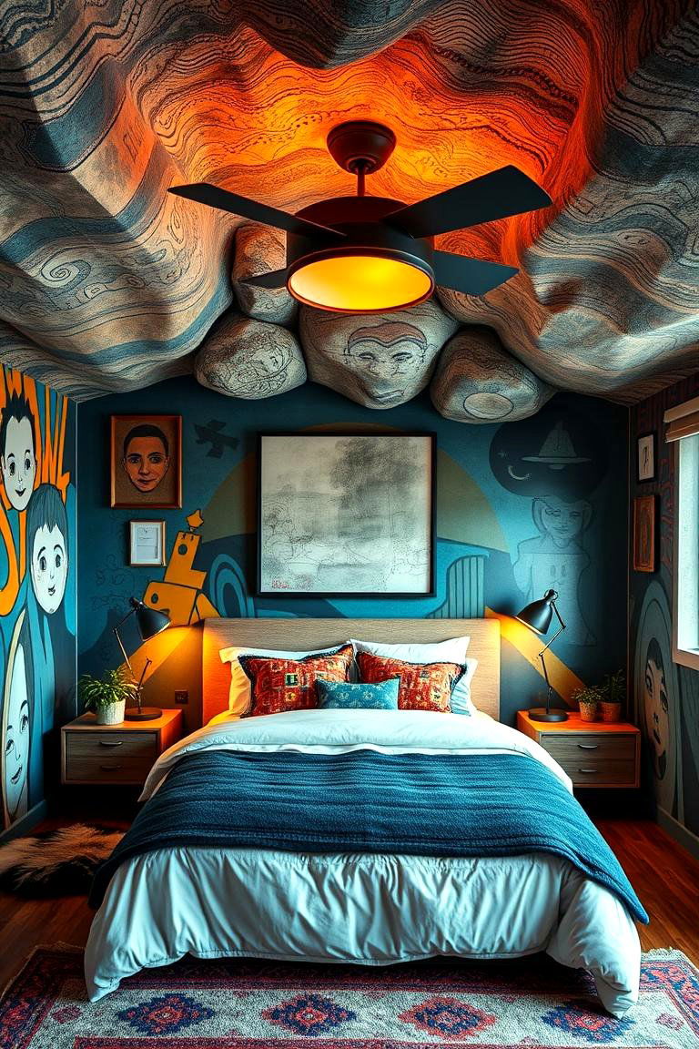 Artistic Expression Den - 24 Man Cave Bedroom Ideas