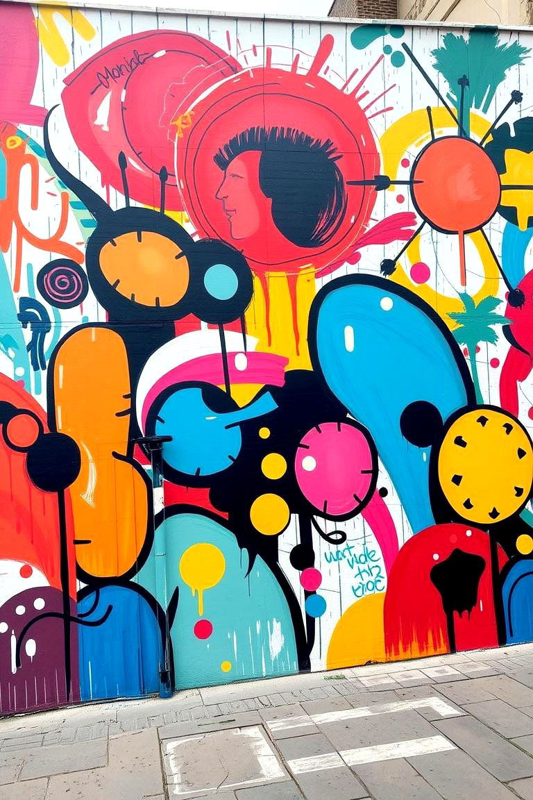 Artistic Expression and Creativity - 24 School Mural Ideas