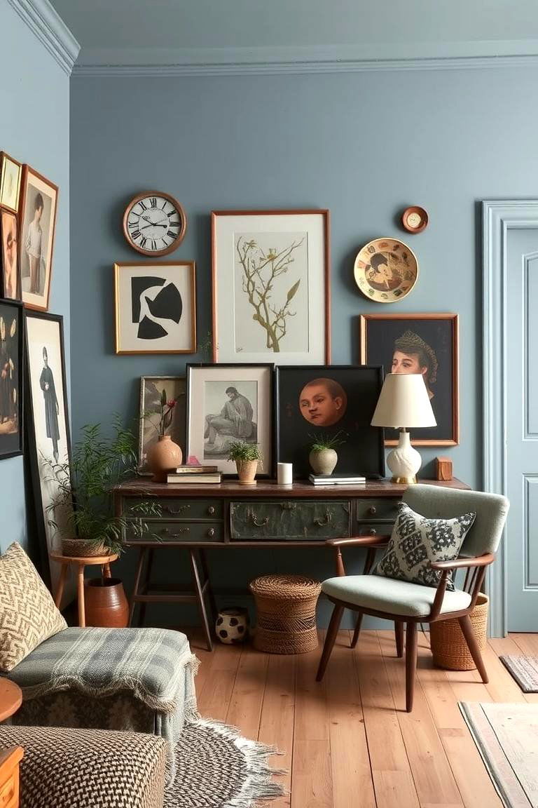 Artistic Expression in Duck Egg Blue Hues - 24 Duck Egg Blue Bedroom Ideas