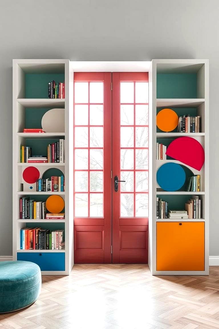 Artistic Flair - 24 Bookcases Around Window Design Ideas
