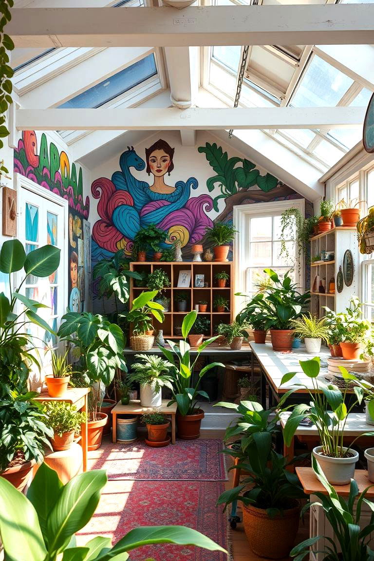 Artistic Garden Studio - 24 Garden Room Ideas
