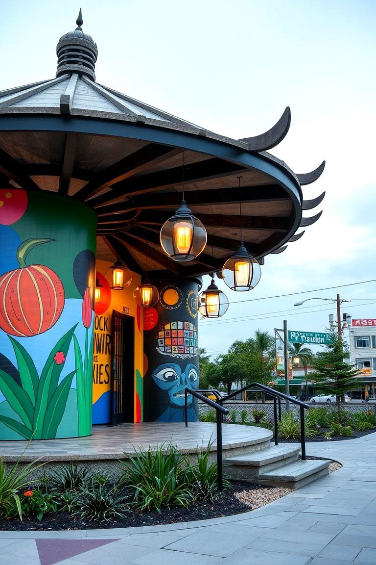 Artistic Inspiration Pavilion - 24 Outdoor Pavilion Ideas
