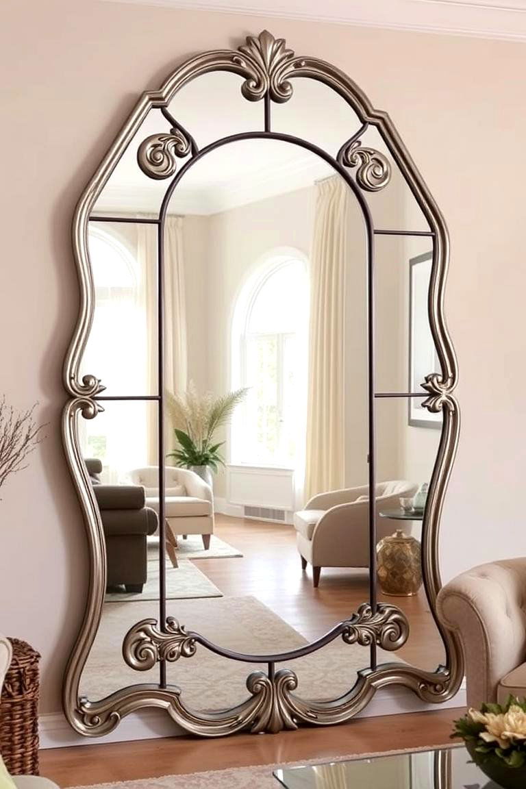Artistic Mirrors with Curved Frames - 24 Art Nouveau Interior Design Ideas