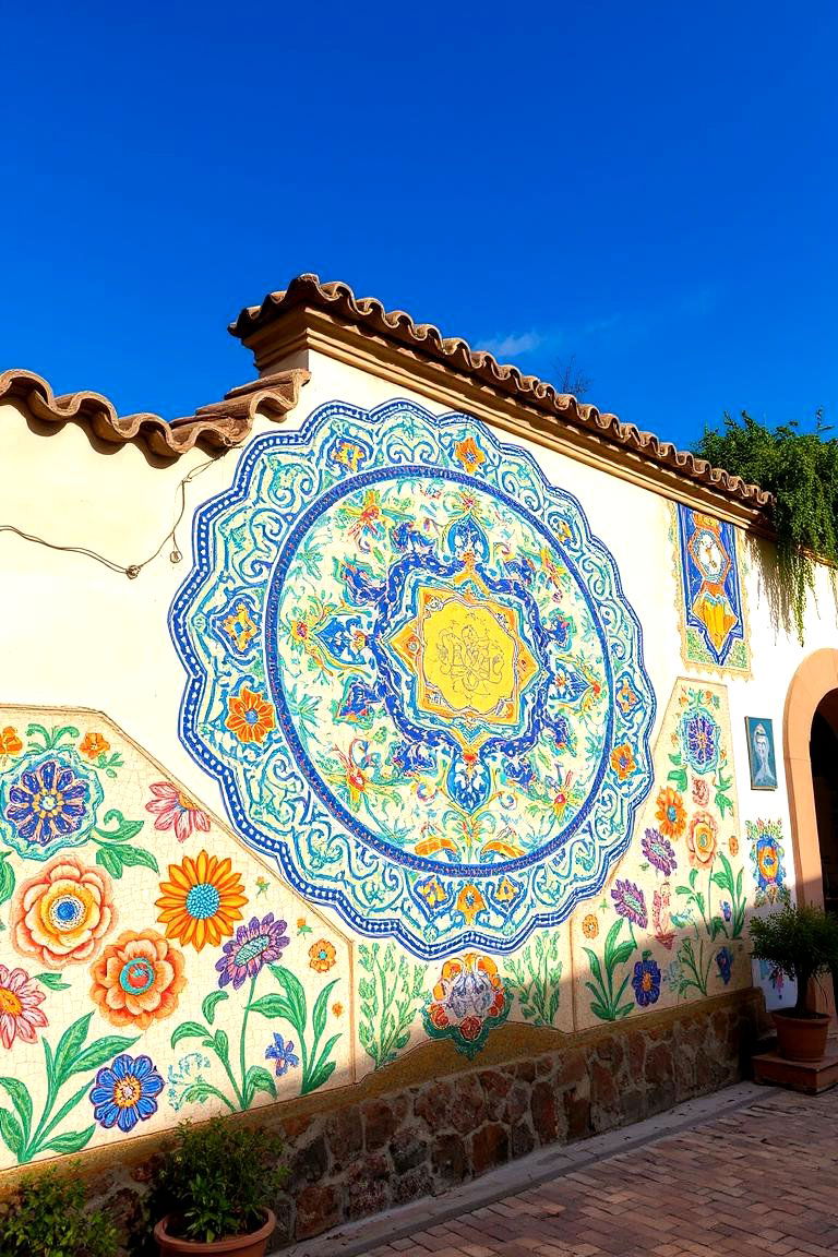 Artistic Mosaic Designs - 24 spanish colonial revival architecture