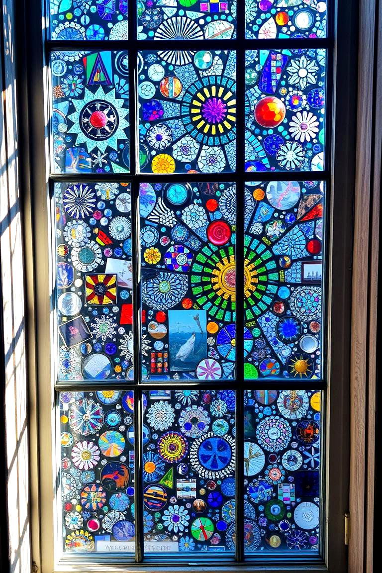 Artistic Mosaic Displays - 24 spanish style windows