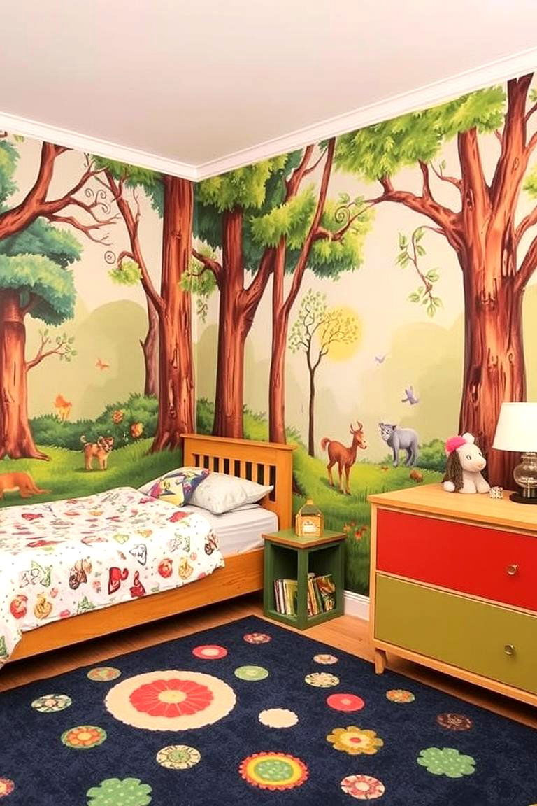 Artistic Mural Wallpaper - 24 Wall Covering Ideas
