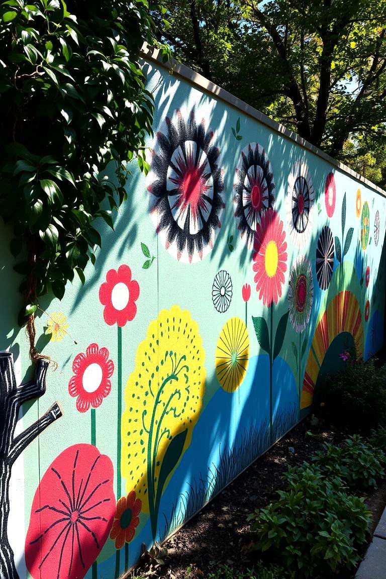 Artistic Mural Walls - 24 Garden Wall Ideas
