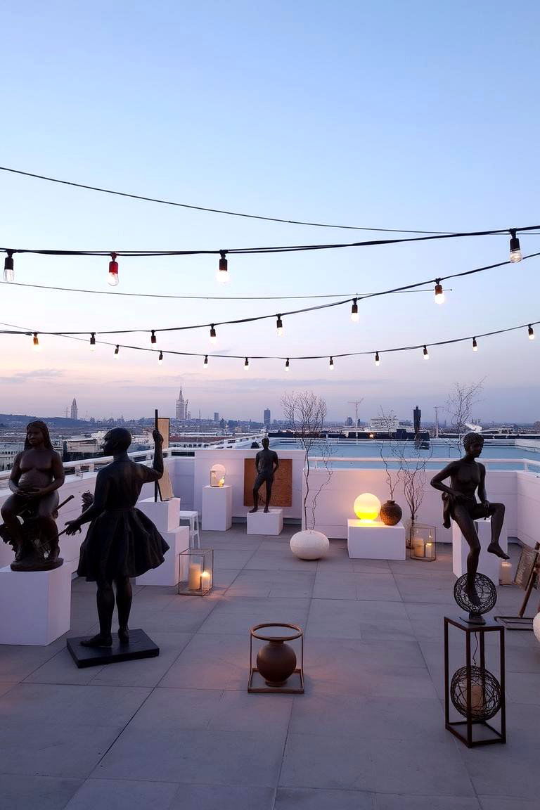 Artistic Outdoor Gallery - 24 Rooftop Deck Ideas