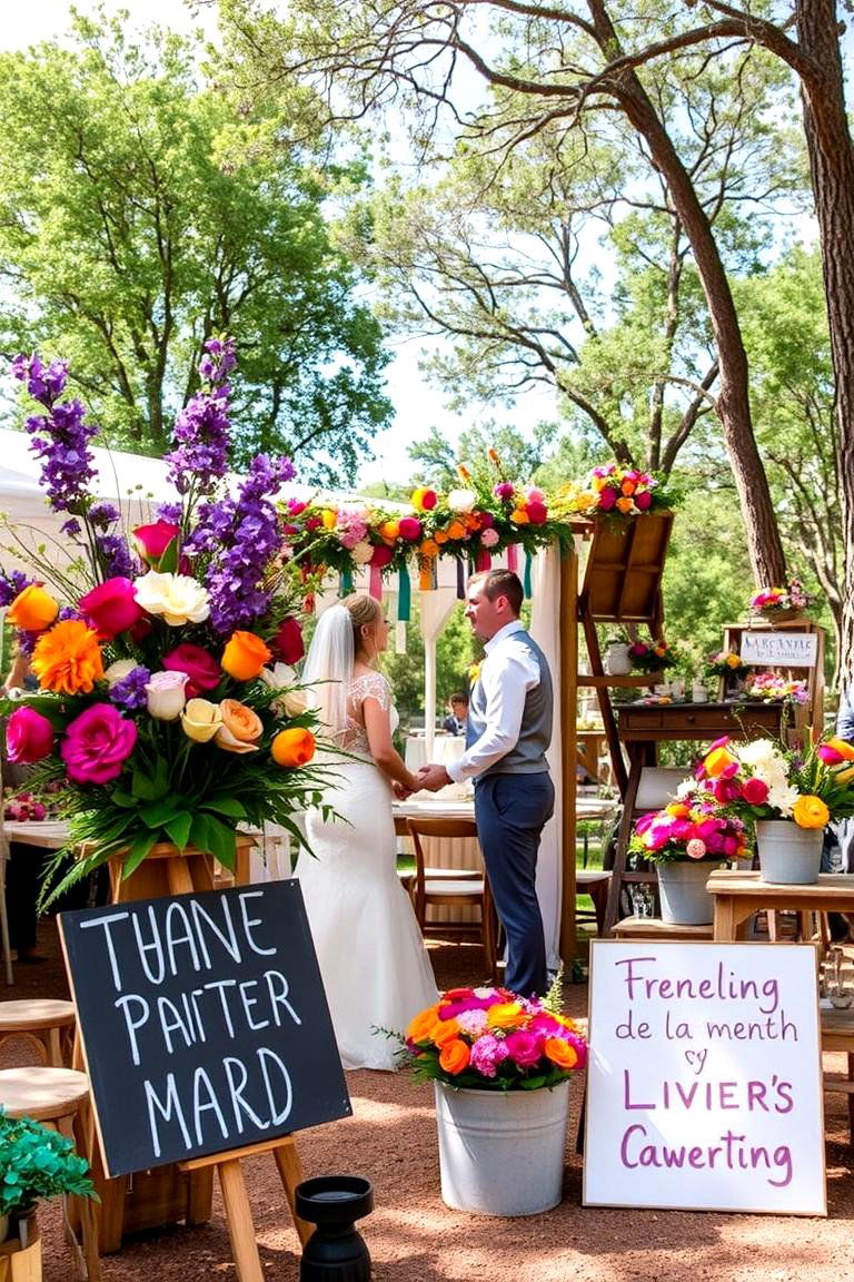 Artistic Outdoor Wedding - 24 Small Wedding Ideas