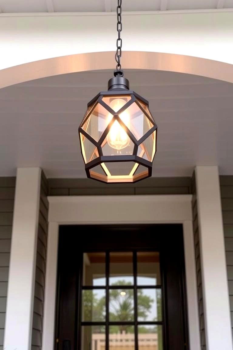 Artistic Pendant Lights - 24 Front Porch Lighting Ideas