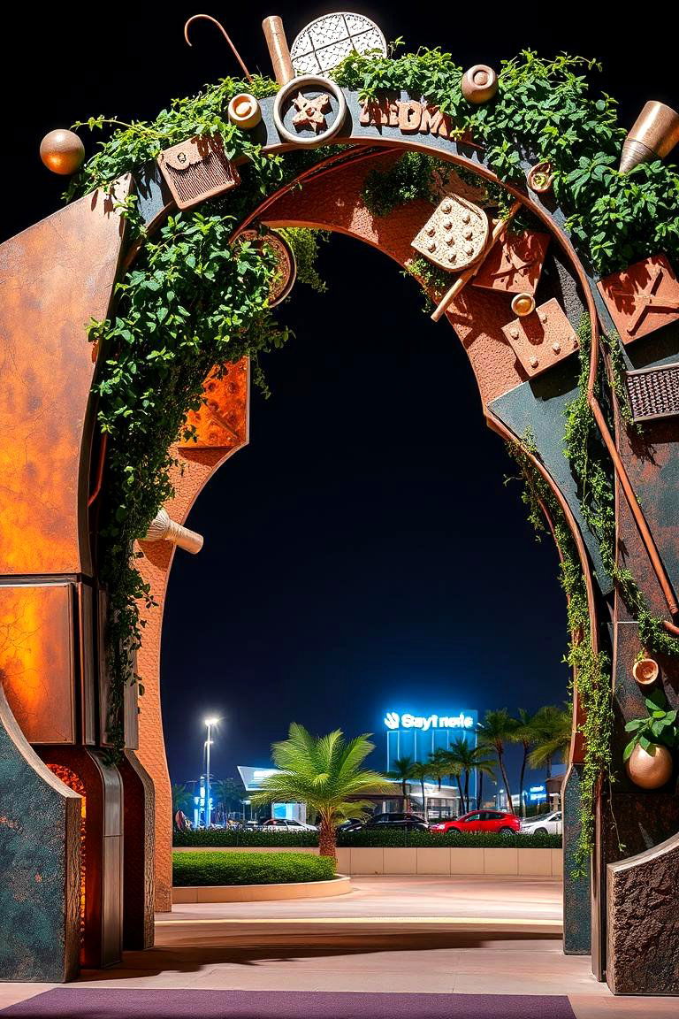 Artistic Sculptural Arch - 24 Garden Arch Ideas