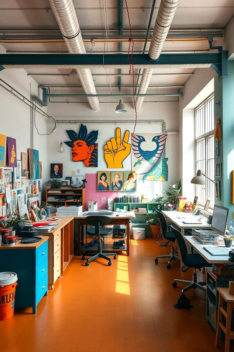 Artistic Studio Space - 24 Snug Room Ideas