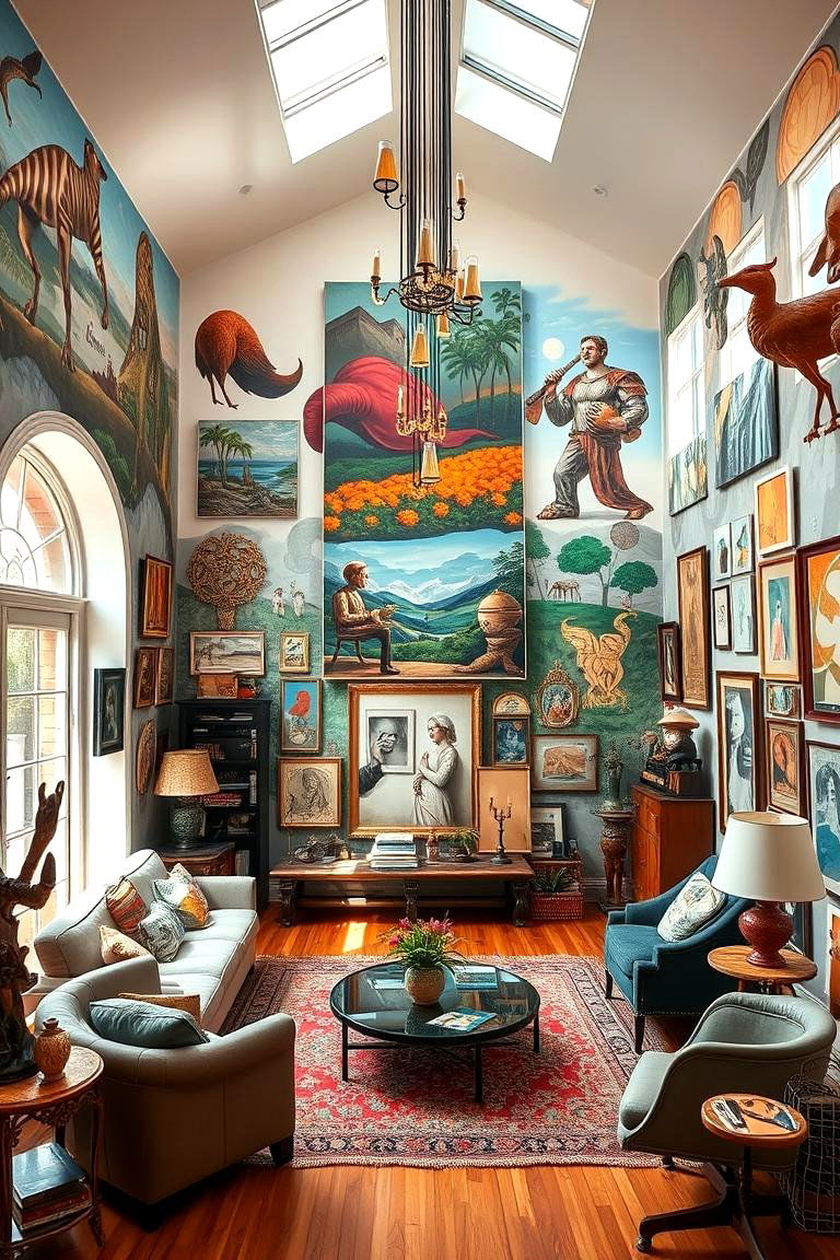 Artistic Sunken Living Room - 24 Sunken Living Room Ideas