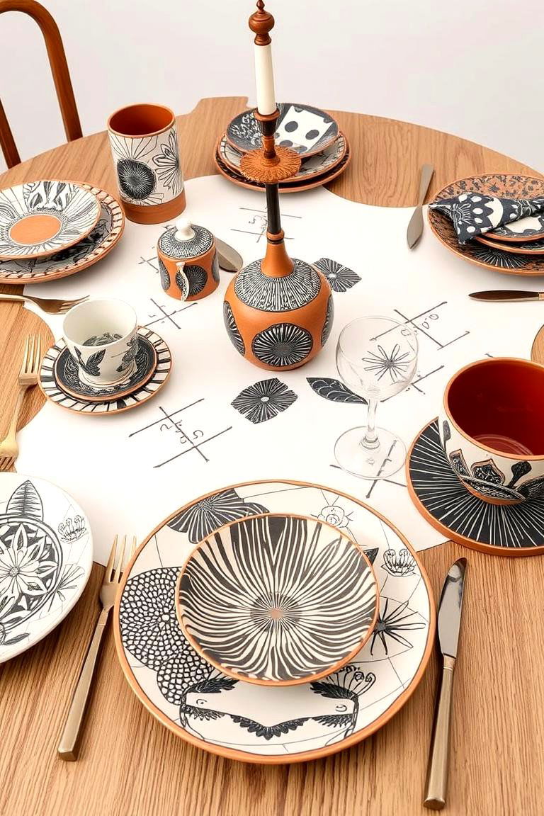 Artistic Tableware Designs - 24 Wedding Table Decoration Ideas