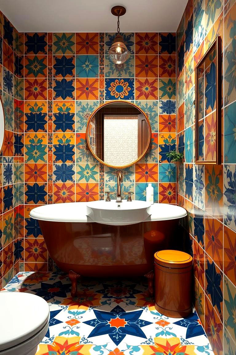 Artistic Tiling - 24 1970s-inspired Design Ideas
