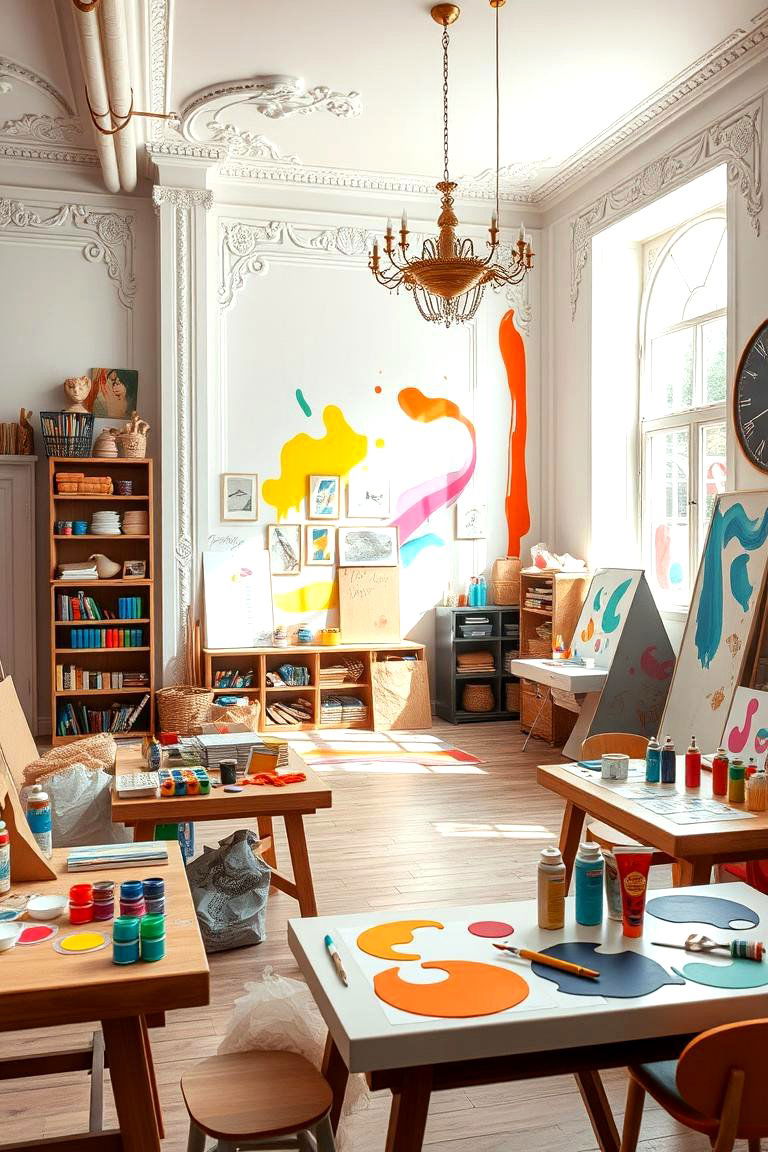 Artsy Creative Station - 24 Bridal Shower Ideas