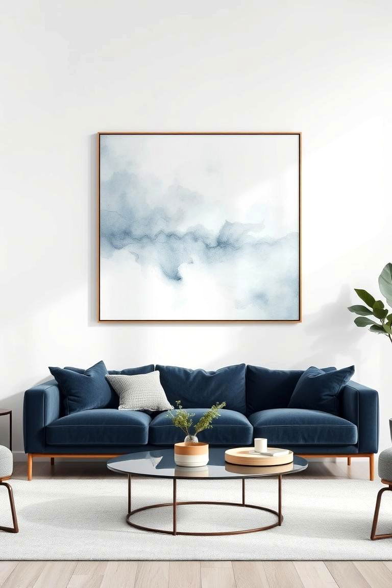 Artwork with Calming Themes for Visual Peace - 24 Zen Living Room Ideas
