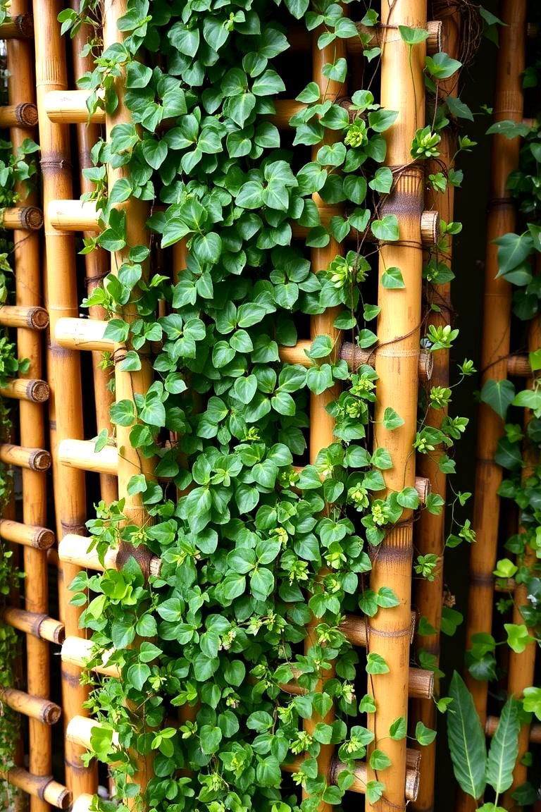 Asian Inspired Vertical Garden - 24 Asian Landscaping Ideas
