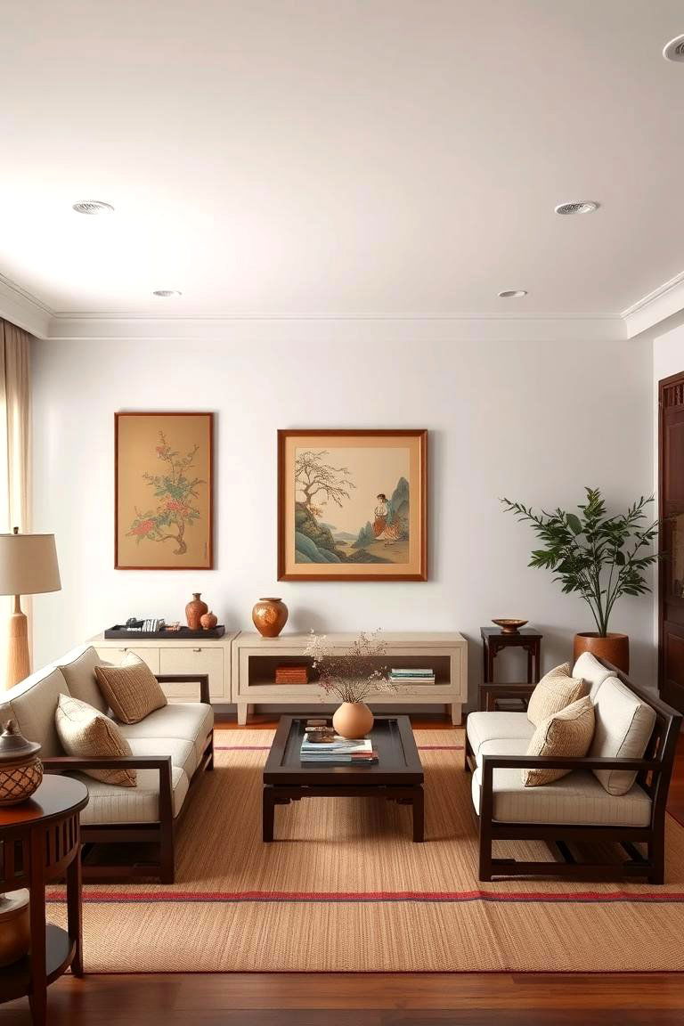 Asian Inspired Vintage - 24 Vintage Living Room Ideas
