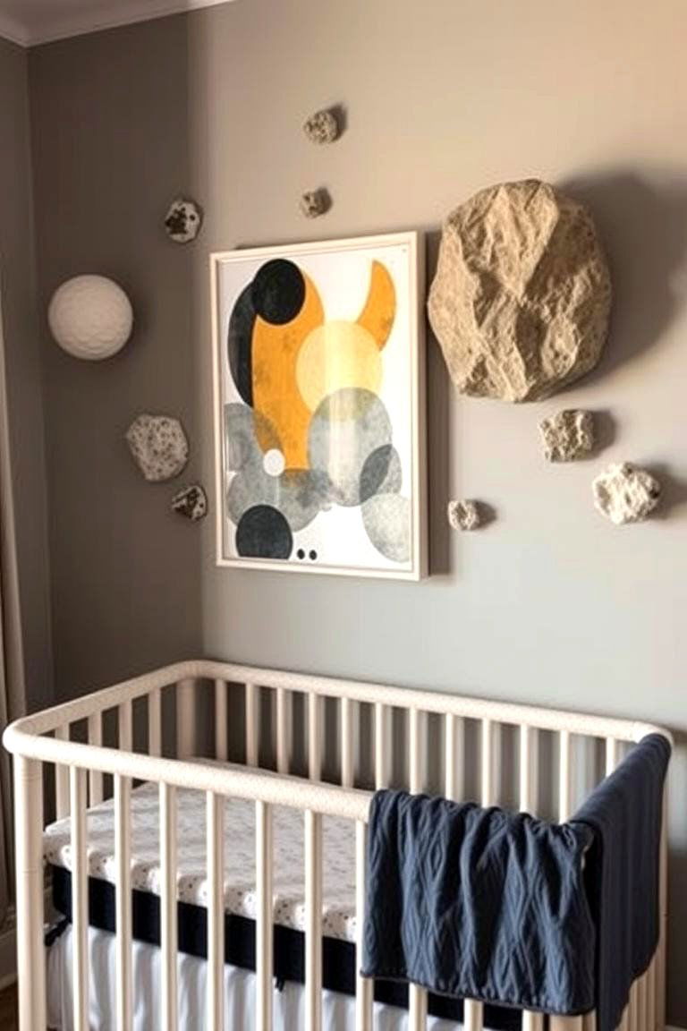 Asteroid Art Accents - 24 Space-themed Nursery Ideas