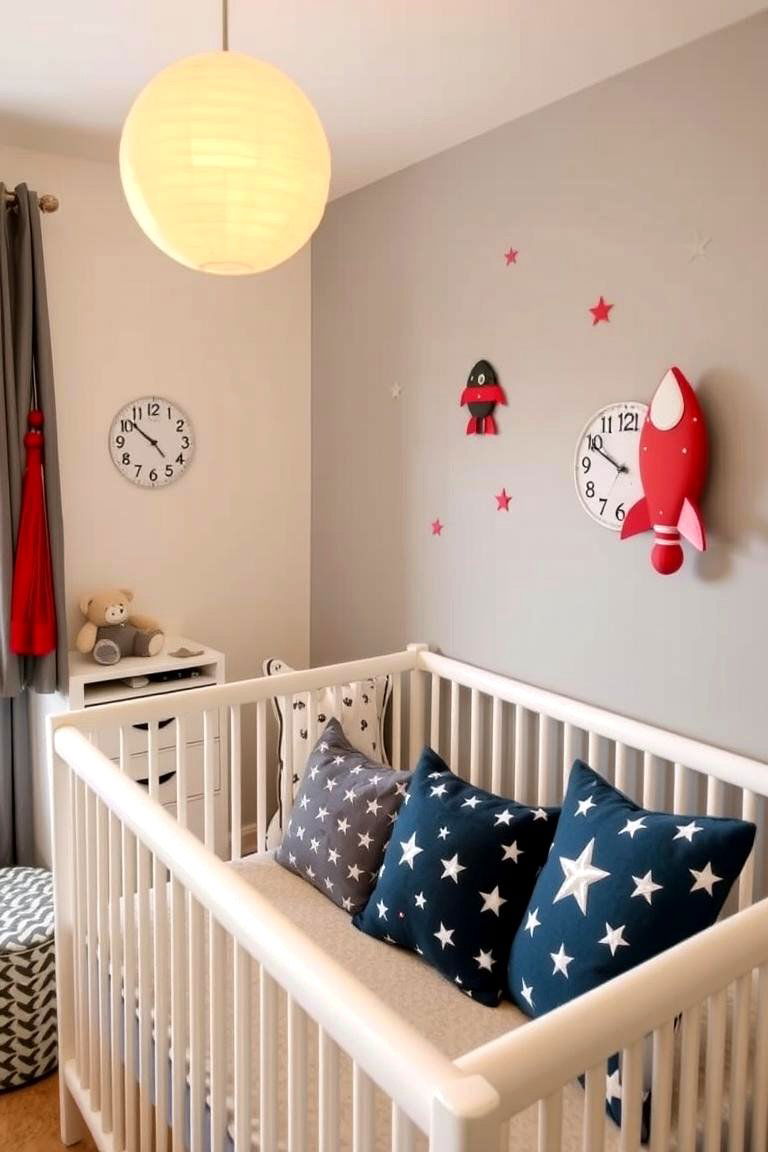 Astro Inspired Accent Details - 24 Space-themed Nursery Ideas