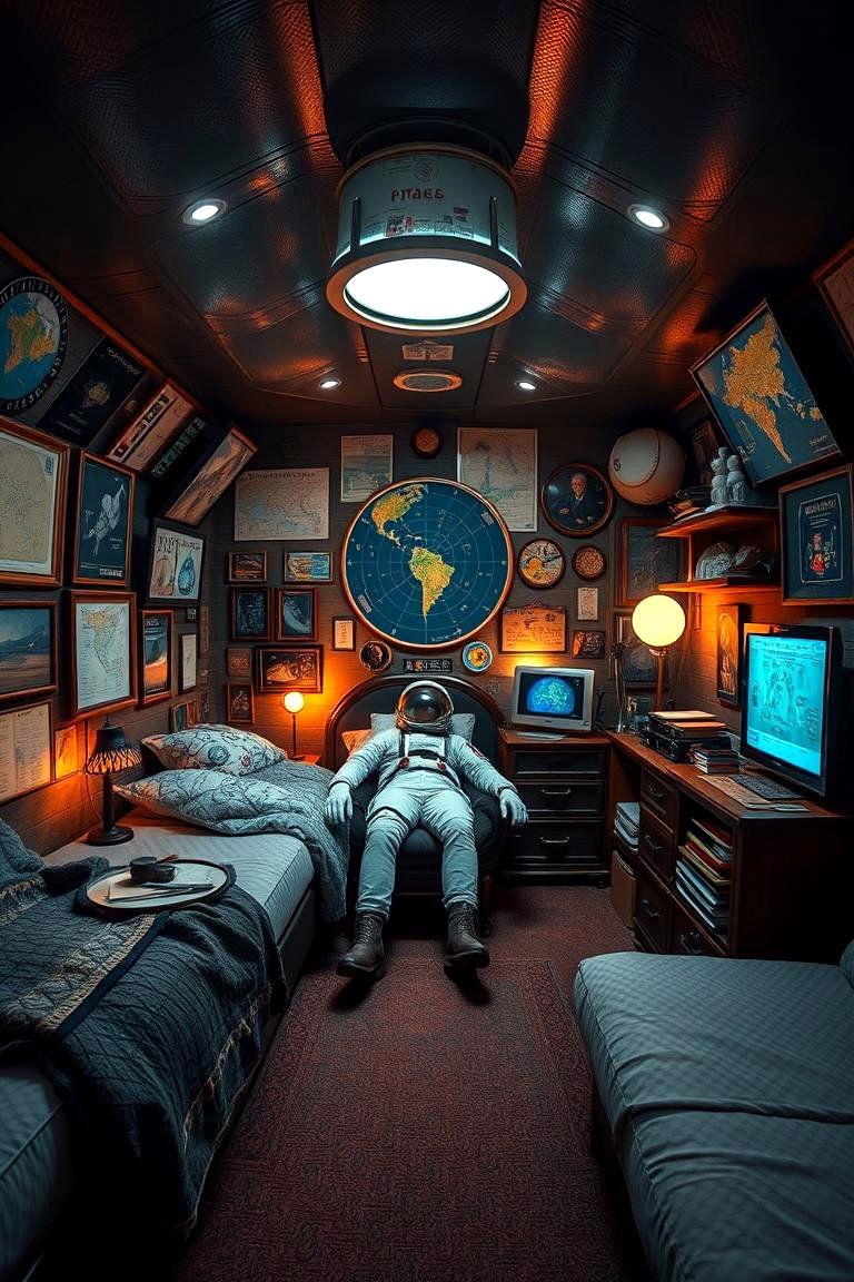 Astronaut Adventure Chamber - 24 Space-themed Room Ideas