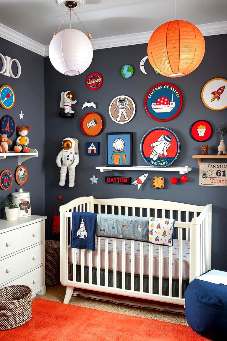 Astronaut Adventure Decor - 24 Space-themed Nursery Ideas