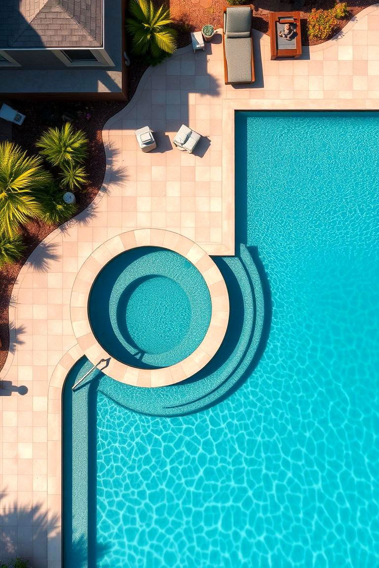 Attached to a Larger Pool - 24 Plunge Pool Ideas