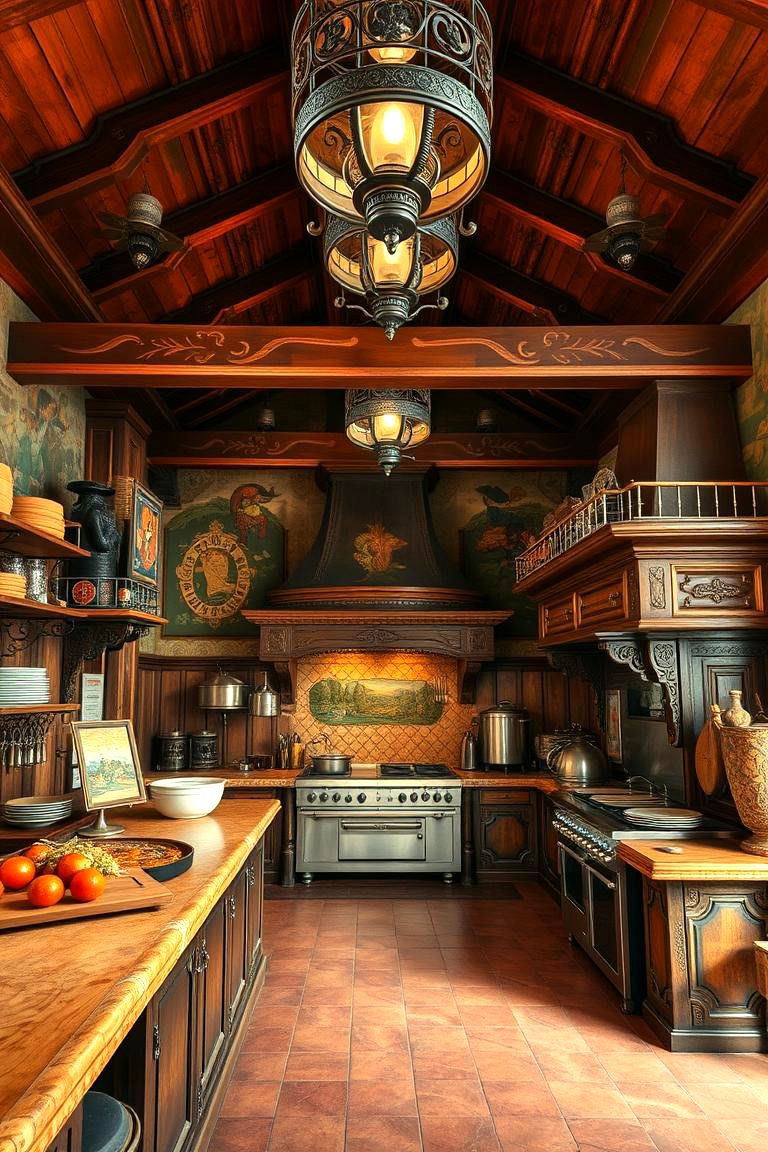 Authentic Charro Style Cooking Area - 24 Mexican Outdoor Kitchen Ideas