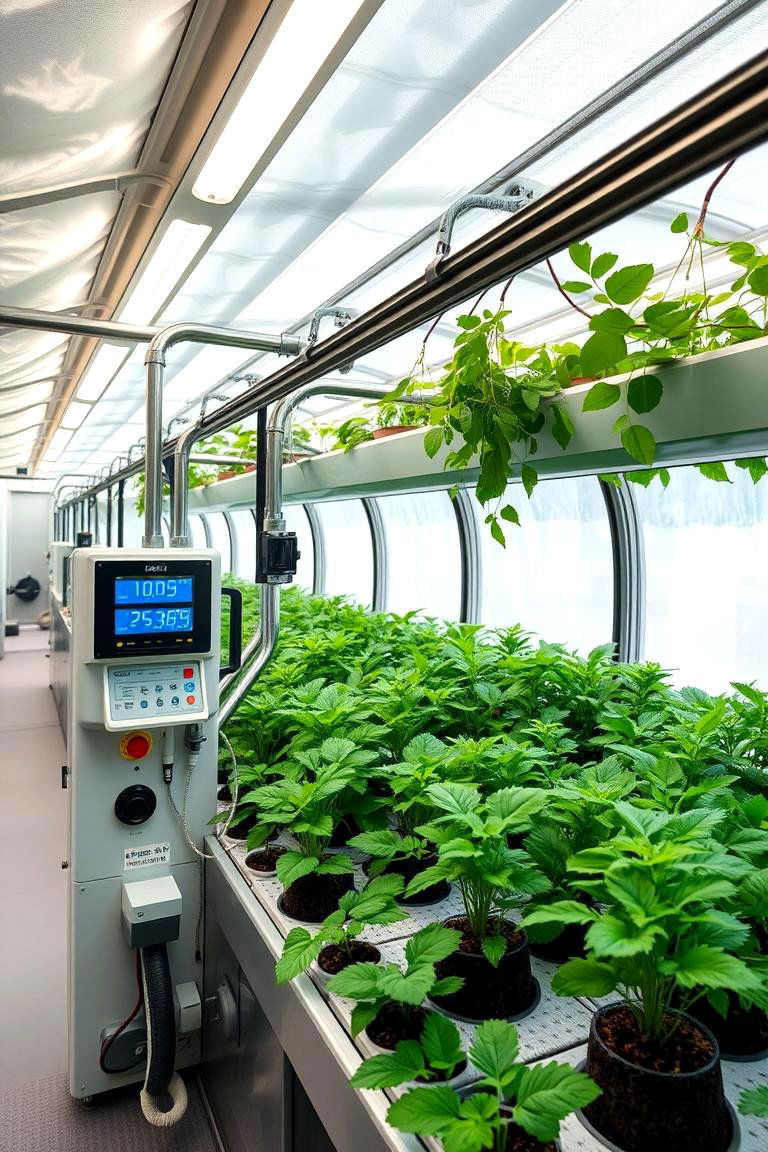 Automated Climate Control for Bus Greenhouse - 24 School Bus Greenhouse Ideas