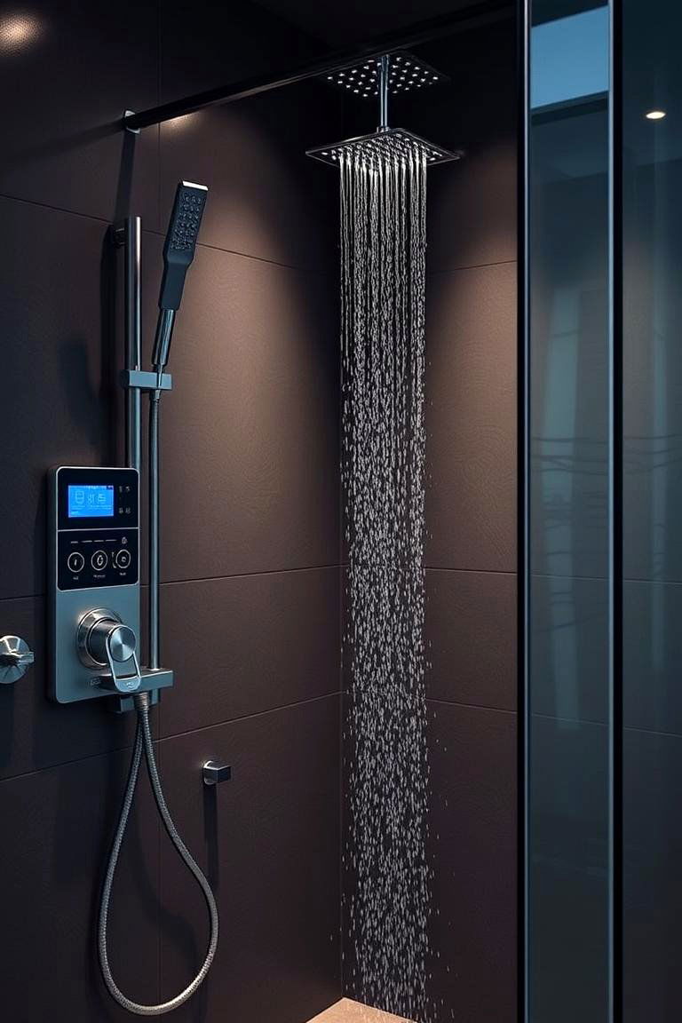 Automated Shower Controls for Custom Experiences - 24 Handicap Bathroom Ideas