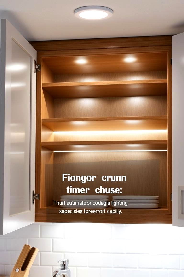 Automatic Timer Cabinet Lighting - 24 Cabinet Lighting Ideas