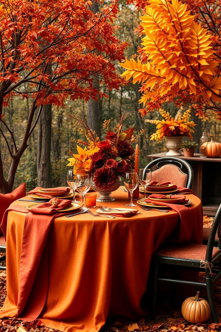 Autumn Color Palette Ambience - 24 Friendsgiving Decor Ideas