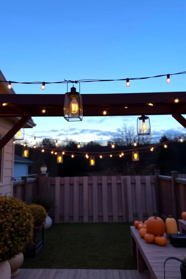 Autumn Inspired Outdoor Lighting - 24 Fall Decor Ideas