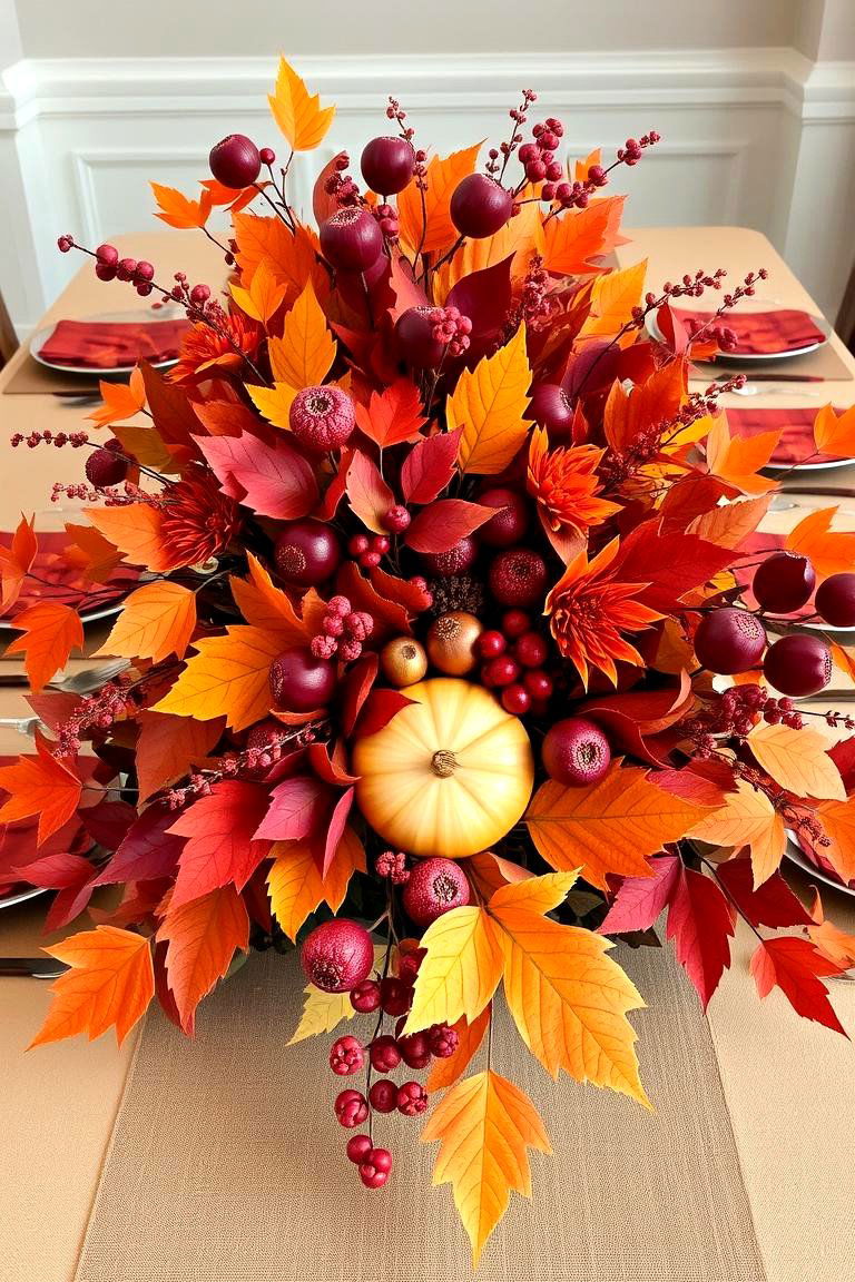 Autumn Inspired Table Centerpieces - 24 thanksgiving table decor ideas