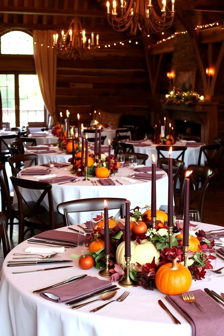 Autumn Purple Harvest - 24 Purple Wedding Theme Ideas